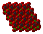 Kristalstructuur van calciumcarbonaat