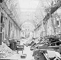 Scene of destruction in the Linden Passage, the famous Berlin shopping archade on the Unter den Linden, 3 July 1945