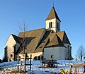 English: Wolfgang chapel and eastern view Deutsch: Wolfgangskapelle und Ost-Ansicht