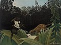 Henri Rousseau: Kundschafter von einem Tiger angegriffen