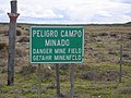 Minefield at the Tierra del Fuego