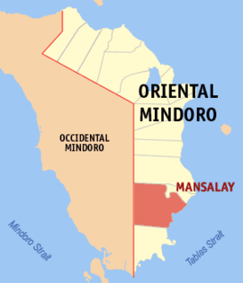 Mansalay na Oriental Mindoro Coordenadas : 12°31'13.58"N, 121°26'18.64"E