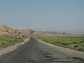 A road in southern Aksy district, Kyrgyzstan