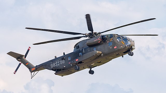 German Army Sikorsky CH-53G Super Stallion (reg. 84+99, sn V65-97) at ILA Berlin Air Show 2016.