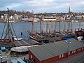 Museumswerft und Museumshafen (museal shipyard and harbour)