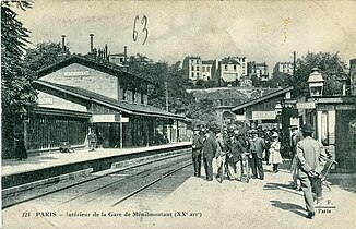 Gare de Ménilmontant.