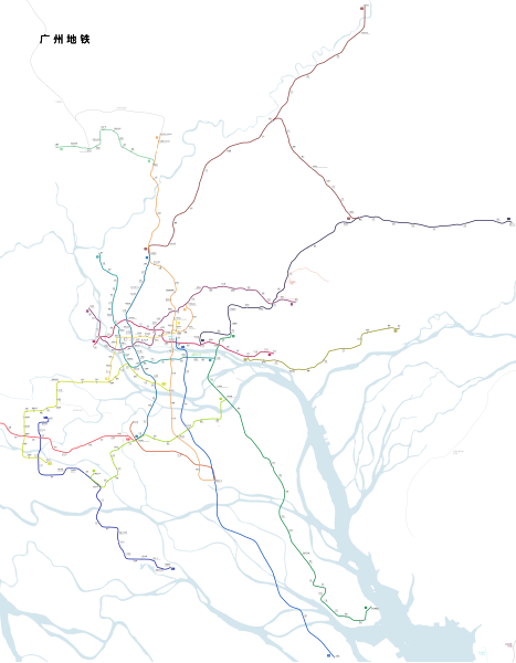 File:Guangzhou Metro Linemap.svg