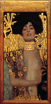 Giuditta is Oloferne, gan Gustav Klimt, 1901