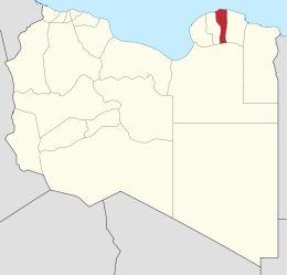 al-Jabal al-Akhdar – Localizzazione