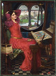 Sono piuttosto stanca delle ombre, disse la Signora di Shalott 1916