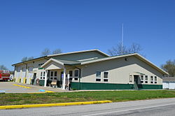 Township hall and fire station in Richland City