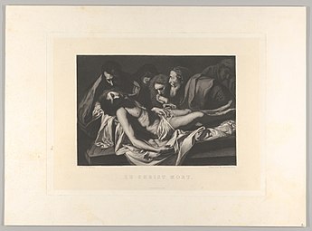 La lamentation sur le Christ mort, XVIIe siècle, gravure et pointe sèche sur Chine collé, Metropolitan Museum of Art, New York .