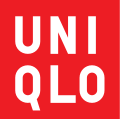 Uniqlo-logo på alfabetet