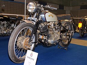 Eine Vincent Greyflash 500cc von 1949