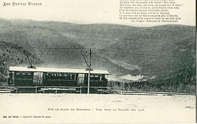 Le tramway de Gérardmer (photographie Adolphe Weick).