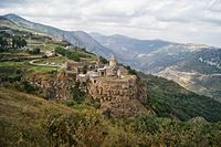 Tatev Monastery located on the edge of a deep gorge of the Vorotan Author: Vahag851