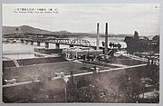 The bridge from the south bank of the river (c. 1920s)