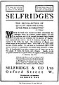 04:48, 16 September 2021 — Selfridge's ad - The Recollection of Quality (1909)