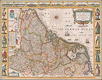 A New Mape of Ye XVII Provinces, 1626 (Países Bajos)