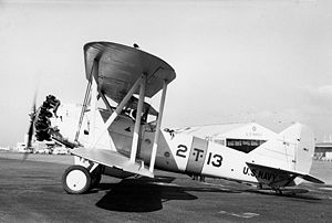 Die BM-2 (BuNo. A-9170) der Torpedostaffel VT-2B die Anfang der 1930er Jahre auf der USS Saratoga (CV-3)stationiert war