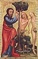 Image 15God in the person of the Son confronts Adam and Eve, by Master Bertram (d. c. 1415) (from Trinity)