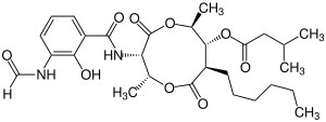 Strukturformel von Antimycin A1