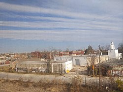 Buildings at the intersection of E. Wabash Avenue and W. Cold Spring Lane in Towanda-Grantley, Baltimore