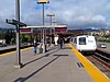 A train at Rockridge station, 2019