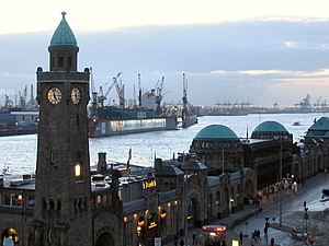 Landungsbrücken i St. Pauli