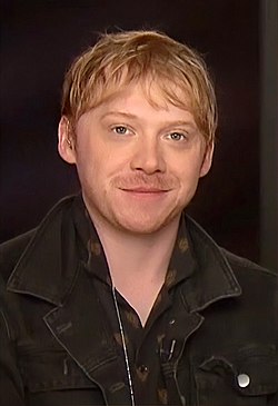 Rupert Grint haastattelussa vuonna 2018.