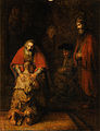 The Return of the Prodigal Son Rembrandt (1668) Eremitasjen