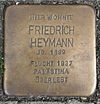 Stolperstein Emmerich Gasthausstraße 3 Friedrich Heymann