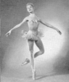 Tanaquil LeClercq im Puderquasten-Tutu in George Balanchines Nussknacker, 1954