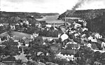 Vykort över tätorten 1929.