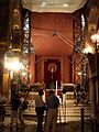 La cappella, in restauro / The chapel, being restored.