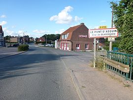 The road into Blaringhem