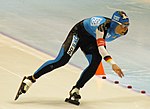 Pechstein tijdens de Wereldbeker schaatsen 2007/08