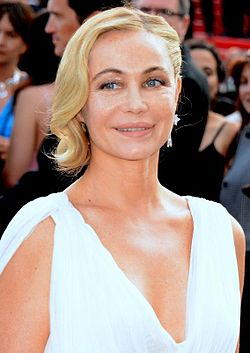 Emmanuelle Béart på Filmfestivalen i Cannes 2015.