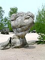 Bilboquet rock formation in the forest of Fontainebleau