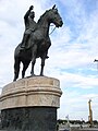 Statue de Goce Delčev à Skopje.