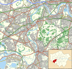 Harrods Furniture Depository is located in London Borough of Richmond upon Thames