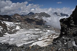 Der Stubaier Gletscher im Sommer