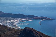 Port of Bar, the largest seaport in Montenegro