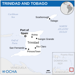 Location of Trinidad