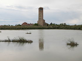 Torcello, vue du nord de la lagune