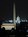 The Lincoln Memorial, Washington Monument lan US Capitol ing wayah wengi (2007)