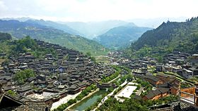 Village miao des mille foyers de Xijiang