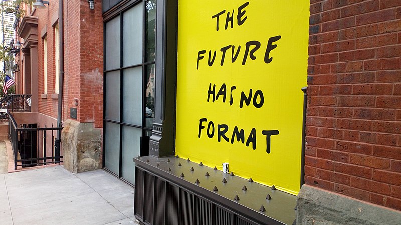 File:NYC, the future has no format.jpg