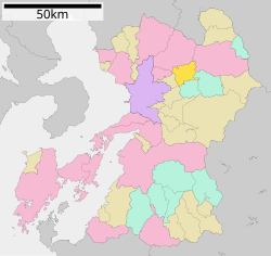 Location of Ōzu