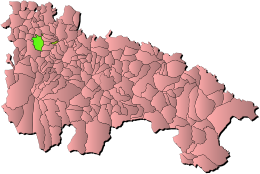 Bañares – Mappa